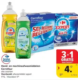 Carrefour Hand- en machineafwasmiddelen Carrefour aanbieding