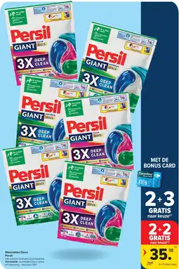 Carrefour Wasmiddel Discs Persil aanbieding