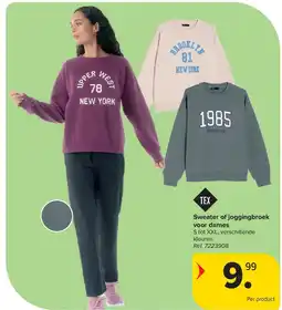 Carrefour Sweater of joggingbroek voor dames aanbieding