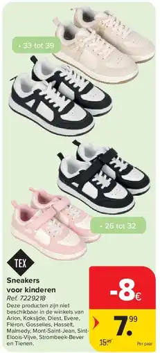 Carrefour Sneakers voor kinderen aanbieding