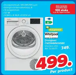 Carrefour Droogkast CWD94MWWSBE aanbieding