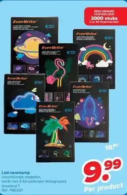 Carrefour Led-neonlamp aanbieding