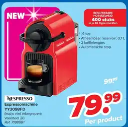 Carrefour Espressomachine YY3098FD aanbieding