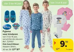 Carrefour Pyjama voor kinderen aanbieding