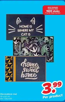Carrefour Decoratieve mat aanbieding