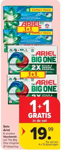 Carrefour Sets Ariel aanbieding