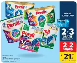 Carrefour Wasmiddel Discs Persil aanbieding