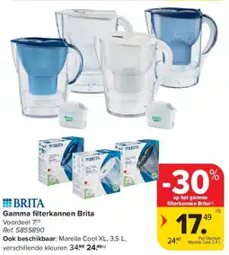 Carrefour Gamma fi lterkannen Brita aanbieding