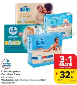 Carrefour Luiers en pants Carrefour Baby aanbieding