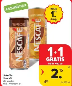 Carrefour IJskoffie Nescafé aanbieding