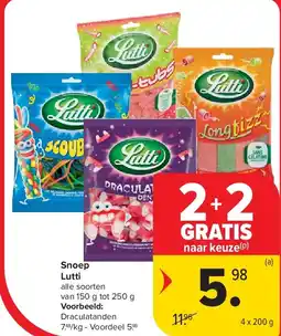 Carrefour Snoep Lutti aanbieding