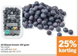 Albert Heijn AH Blauwe bessen 300 gram aanbieding