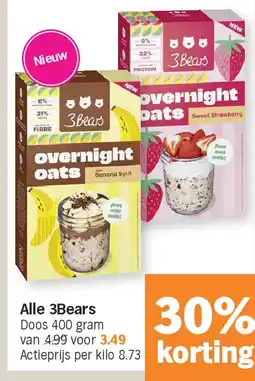 Albert Heijn Alle 3Bears aanbieding