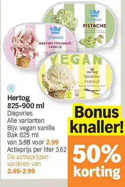 Albert Heijn Hertog 825-900 ml aanbieding
