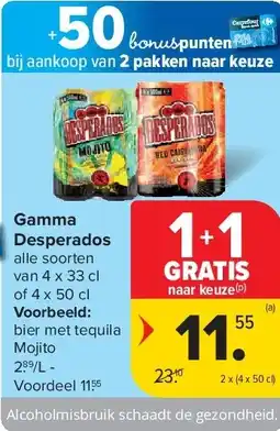 Carrefour Gamma Desperados aanbieding