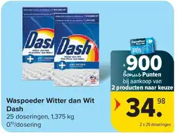 Carrefour Waspoeder Witter dan Wit Dash aanbieding