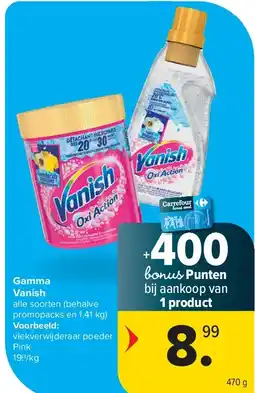 Carrefour Gamma Vanish aanbieding