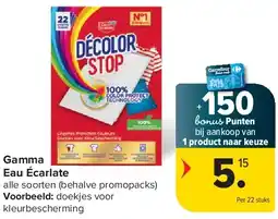 Carrefour Gamma Eau Écarlate aanbieding