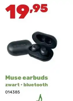 Happyland Muse earbuds zwart • bluetooth aanbieding