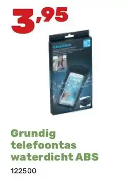 Happyland Grundig telefoontas waterdicht ABS aanbieding