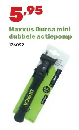 Happyland Maxxus Durca mini dubbele actiepomp aanbieding