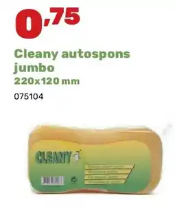 Happyland Cleany autospons jumbo 220x120 mm aanbieding
