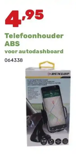 Happyland Telefoonhouder ABS voor autodashboard aanbieding