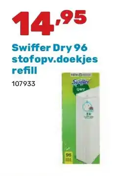 Happyland Swiff er Dry 96 stofopv.doekjes refi ll aanbieding