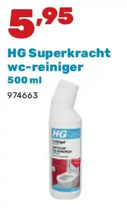 Happyland HG Superkracht wc-reiniger 500 ml aanbieding