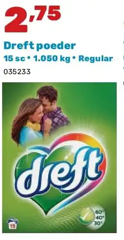 Happyland Dreft poeder 15 sc • 1.050 kg • Regular aanbieding