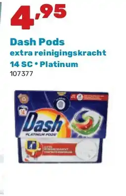 Happyland Dash Pods extra reinigingskracht 14 SC • Platinum aanbieding