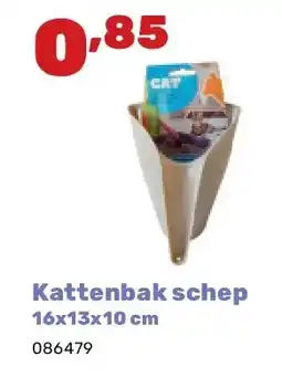 Happyland Kattenbak schep 16x13x10 cm aanbieding