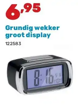 Happyland Grundig wekker groot display aanbieding