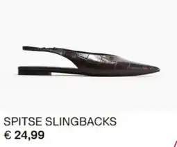 H&M Spitse slingbacks aanbieding