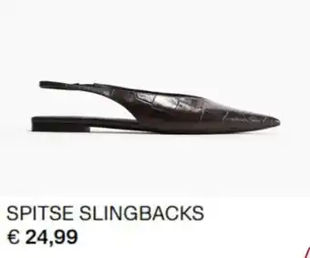 H&M Spitse slingbacks aanbieding