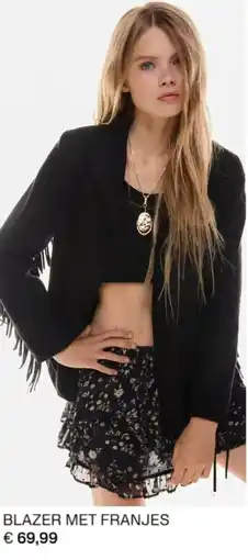 H&M Blazer met franjes aanbieding