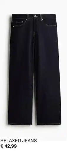 H&M Relaxed jeans aanbieding