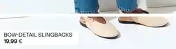 H&M Bow-detail slingbacks aanbieding