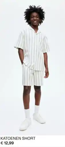 H&M Katoenen short aanbieding