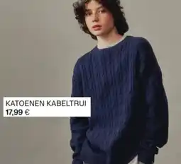 H&M Katoenen Kabeltrui aanbieding