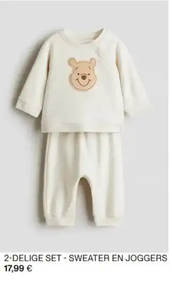 H&M 2-delige set-sweater en joggers aanbieding