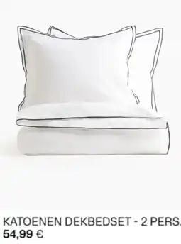 H&M Katoenen Dekbedset aanbieding