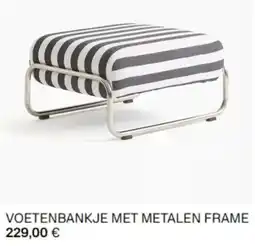 H&M Voetenbankje met metalen frame aanbieding