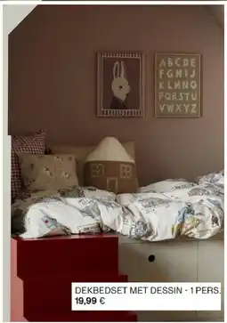 H&M Dekbedset met Dessin aanbieding