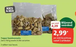 Maxi Zoo Topper hondensnacks aanbieding