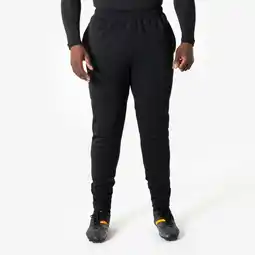 Decathlon Trainingsbroek voor voetbal volwassenen Essential zwart aanbieding