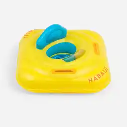 Decathlon Zwemband met zitje en handvat voor peuters van 7 tot 11 kg geel aanbieding