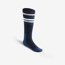 Decathlon Paardrijsokken kinderen SKS100 marineblauw en nachtblauw/witte strepen aanbieding