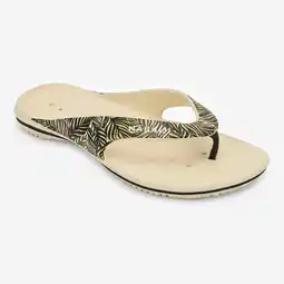 Decathlon Teenslippers voor dames Tonga 500 beige aanbieding