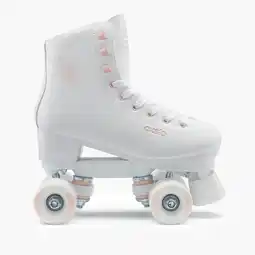 Decathlon Kunstrolschaatsen voor kinderen en volwassenen QUAD 100 wit aanbieding